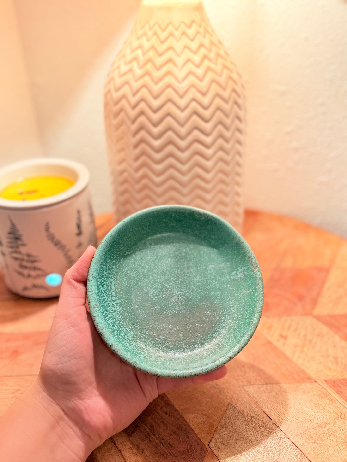 Teal Jewelry Dish